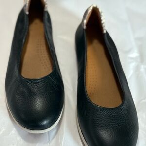 Caslon Black Leather Women's Loafers